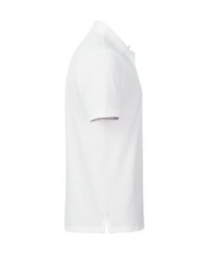 Premium Organic Polo - Man white