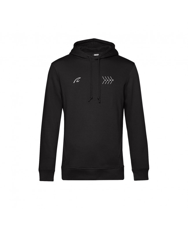 Organic Sport Hoodie - Man black - SK Hamr