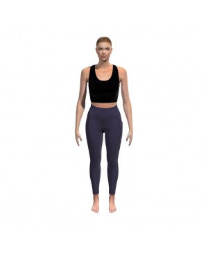 Performance High Waist tights - gotico