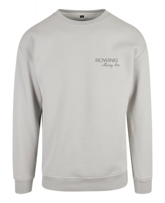 Crewneck Sweater - Man - rowing nothing else - light asphalt