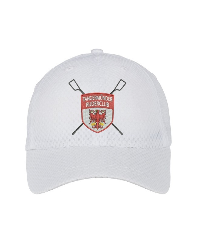 Mesh Performance Cap - weiss - Ruderverein Tangermünder