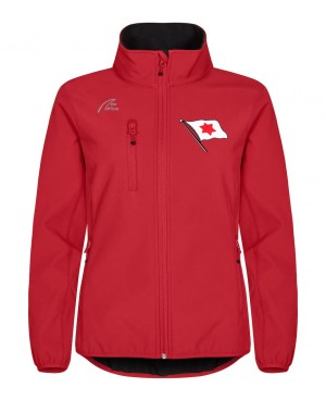 Basic Softshell Jacket - Lady rot - RV Leer