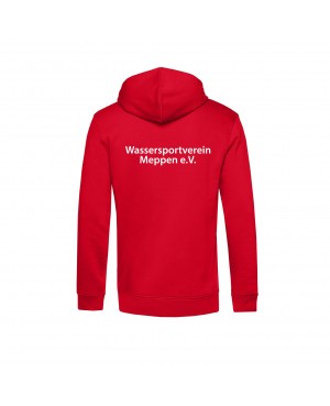 Organic Sport Hoodie - Man rot - WSV Meppen