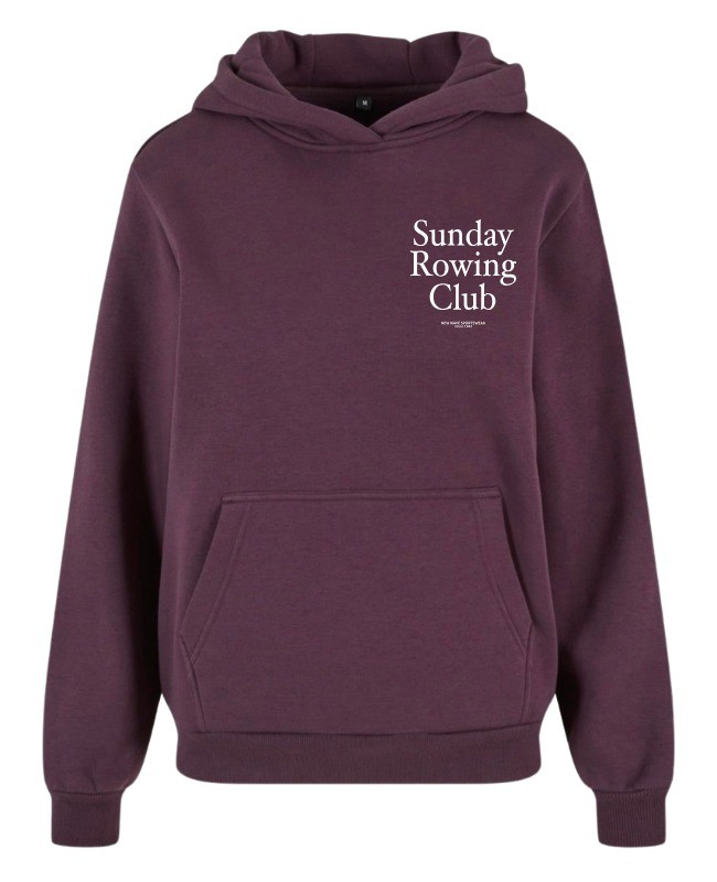 New Wave Sportswear - Sunday Rowing Club - Lady Fluffy Hoodie / plum purple