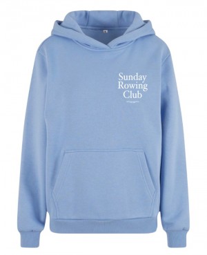 New Wave Sportswear - Sunday Rowing Club - Lady Fluffy Sweat à capuche / powder blue