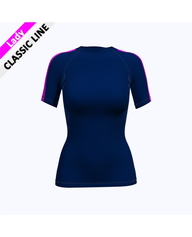 Outlet 2skin Arm Stripe - Shirt unisex - navy/pink