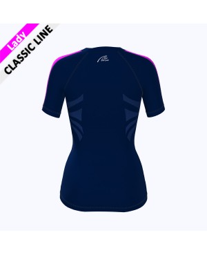 Outlet 2skin Arm Stripe - Shirt unisex - navy/pink