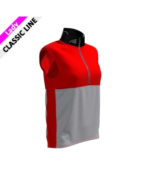 "Gamex" Vest - Lady red/grau