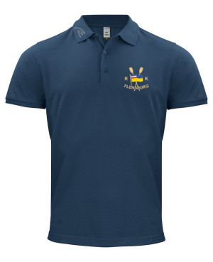 Premium Organic Polo - Man navy - Ruderklub Flensburg