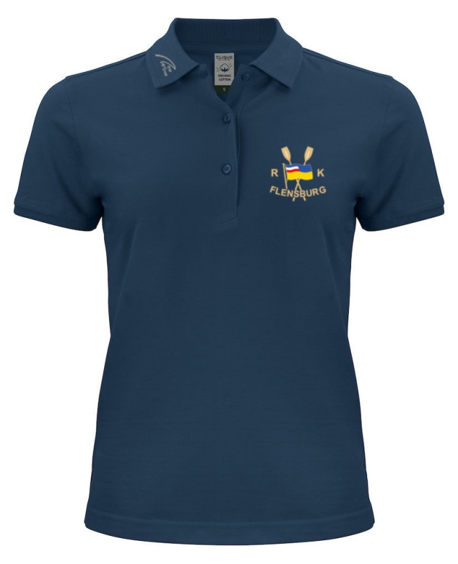 Premium Organic Polo - Lady navy - Ruderklub Flensburg