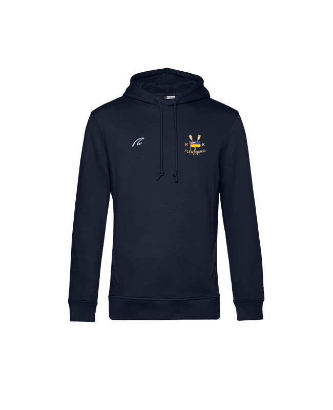 Organic Sport Hoodie - Man navy - Ruderklub Flensburg