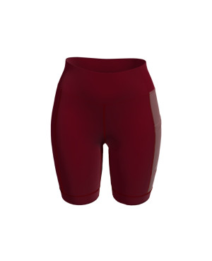 Long Shorts - Bordeaux / Antique - Performance High Waist shorts