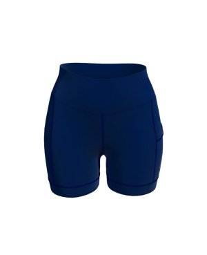 Mini Performance High Waist Shorts - marine