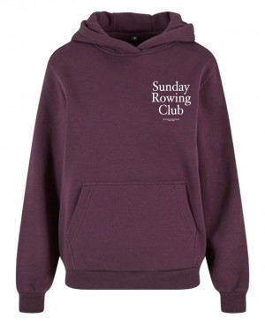 New Wave Sportswear - Sunday Rowing Club - Lady Fluffy Sweat à capuche / plum purple