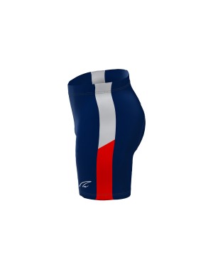 Coloured Side Stripe - Short Tights