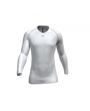 Pro Shirt - Longsleeve white/schwarz