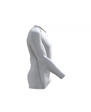 Pro Shirt - Longsleeve white/grey
