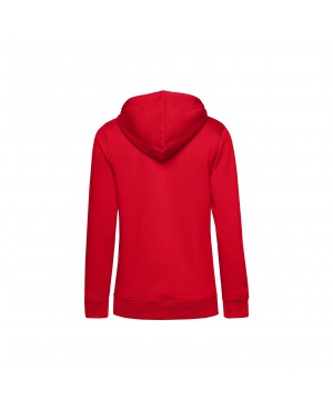 Organic Sport Hoodie Lady red - New Wave Sportswear