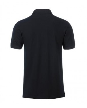 Premium Organic  Polo - Man black -Osnabruecker RV